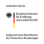 Förderlogo des Bundesministerium für Ernährung und Landwirtschaft