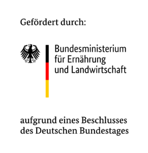 Förderlogo des Bundesministerium für Ernährung und Landwirtschaft