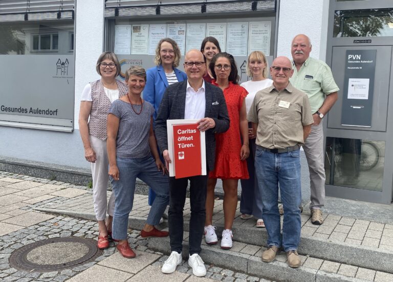 Caritas-Spitze besucht Solidarische Gemeinde Aulendorf