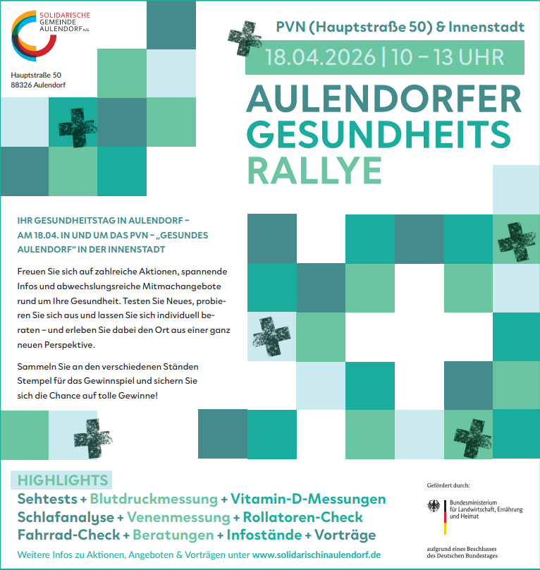 Flyer Gesundheitsrallye